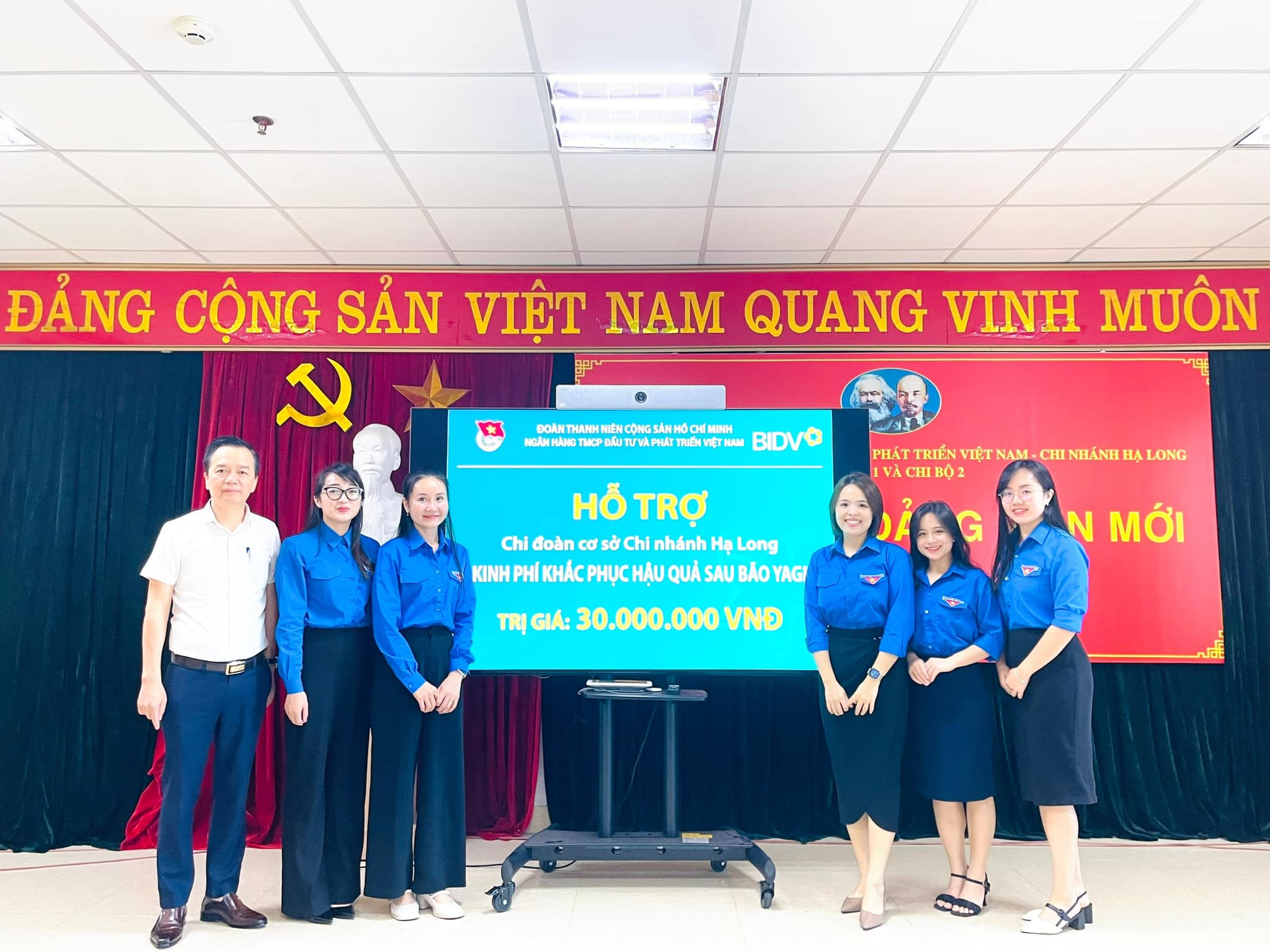 CHƯƠNG TRÌNH HỖ TRỢ CHO CÁC CƠ SỞ ĐOÀN TẠI QUẢNG NINH CHỊU ẢNH HƯỞNG BÃO YAGI